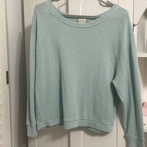 Sea foam green knitted Altard State sweater